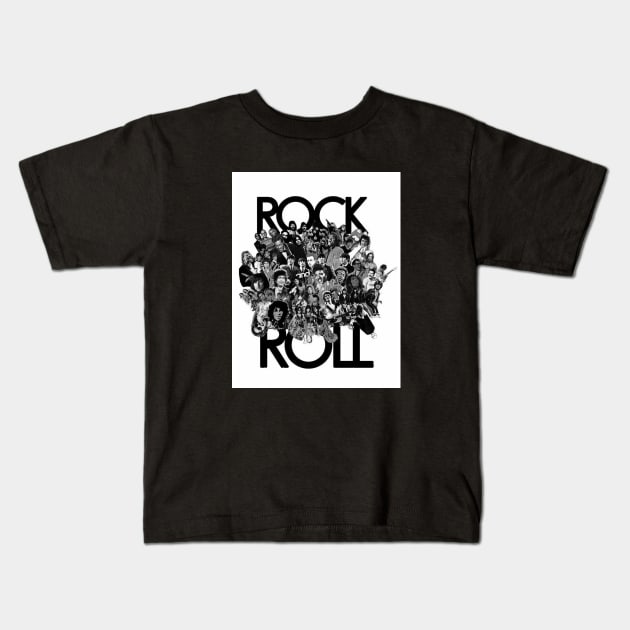 Rock and Roll Legend Kids T-Shirt by KEMOSABE